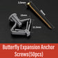 Aircraft / Butterfly Expansionsanker Rohr & Senkschrauben (50PCS)
