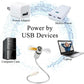USB-Ventilator mit LED-Uhrbeleuchtung